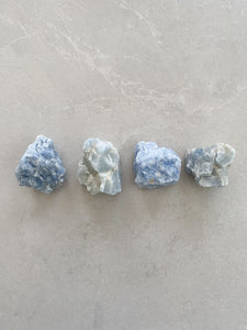 Blue Calcite Chunks | Medium
