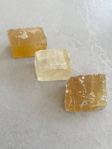 Honey Calcite Raw