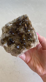 Load and play video in Gallery viewer, Smoky Quartz Cluster 415g | 00010

