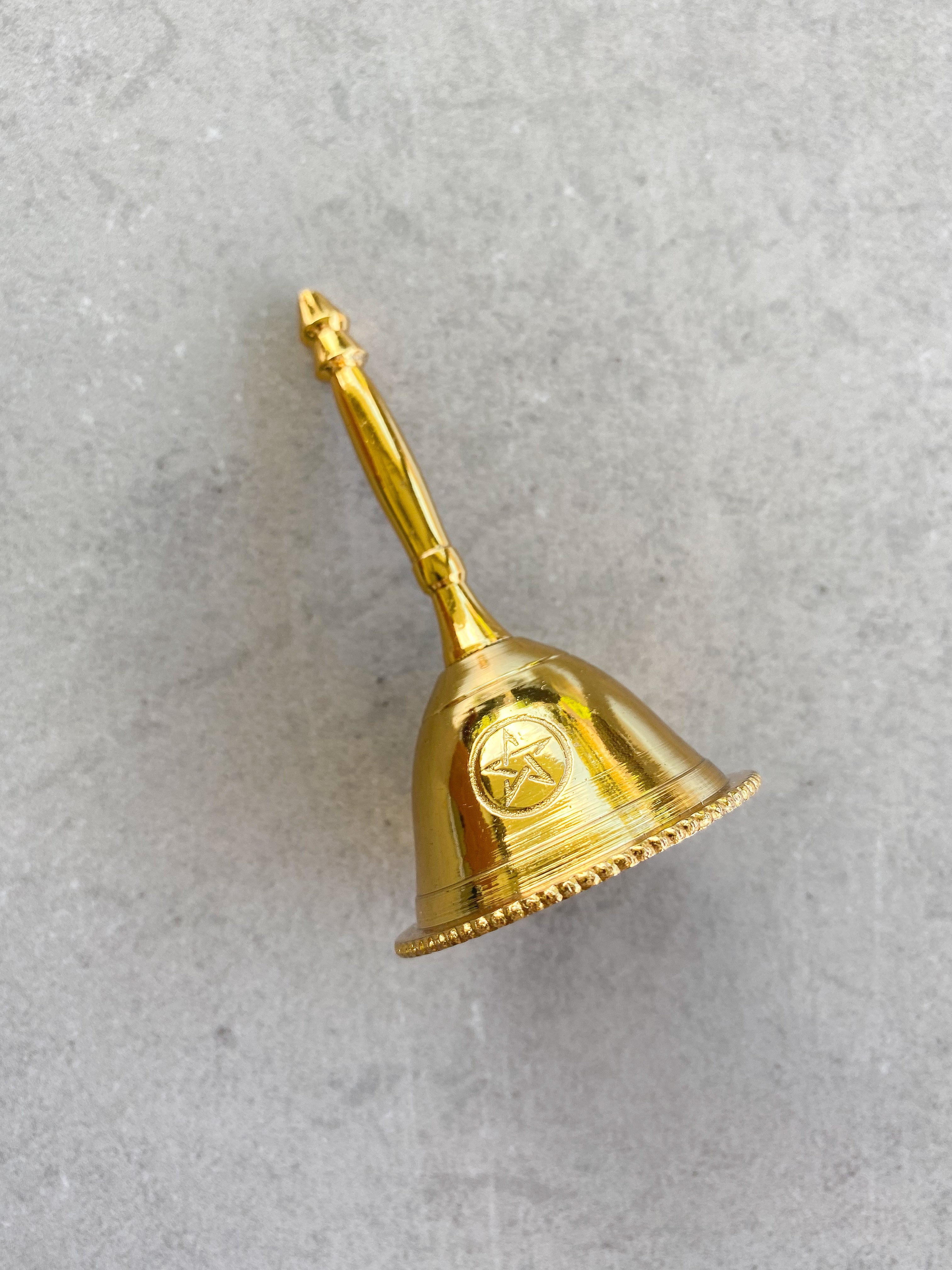 Altar Bell Gold | Pentacle Small