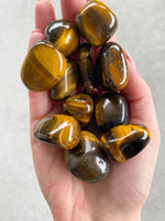 Load image into Gallery viewer, Tigers Eye Tumble Stone
