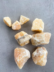 Orange Calcite Raw
