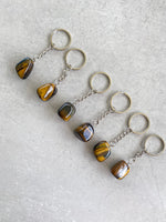 Load image into Gallery viewer, Crystal Key Ring | Tigers Eye
