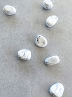 Load image into Gallery viewer, White Howlite Tumble Stone
