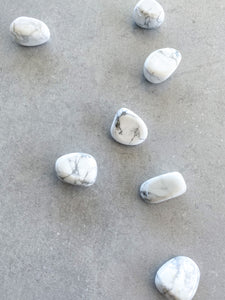 White Howlite Tumble Stone