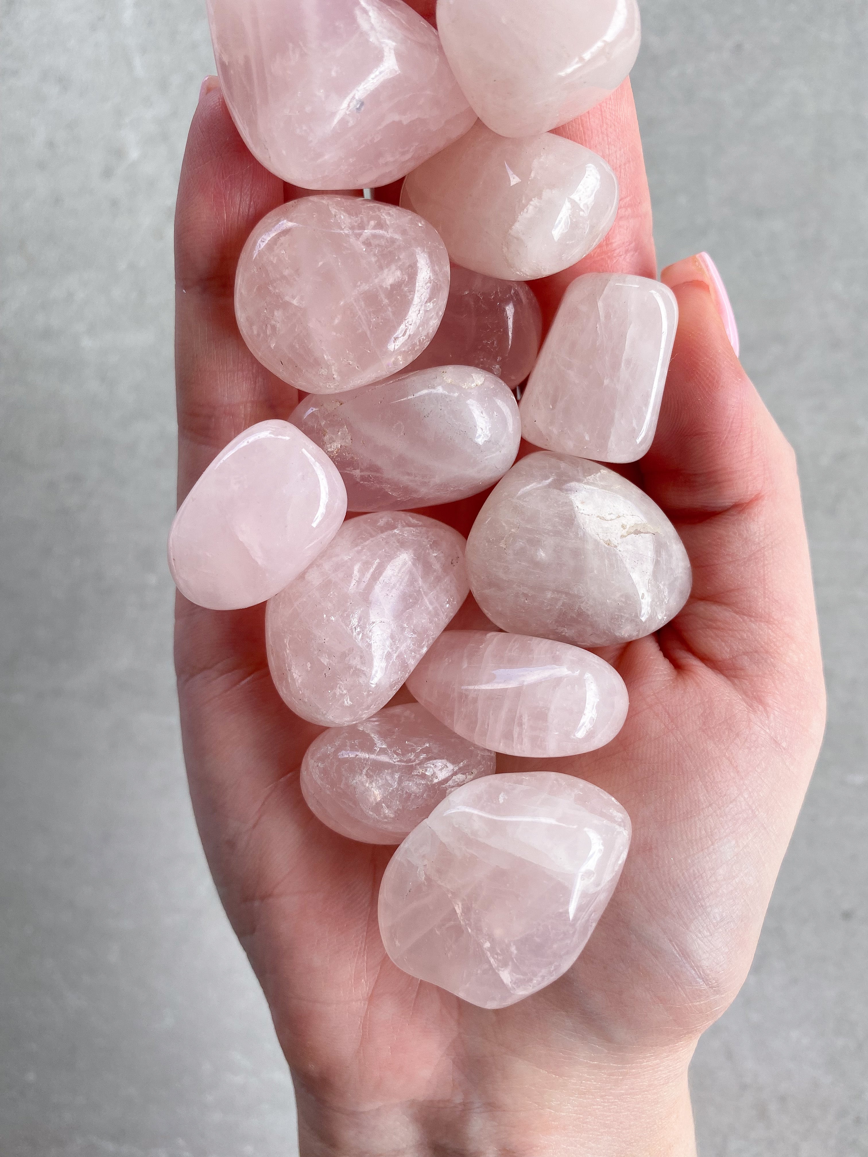 Rose Quartz Tumble Stone | Small