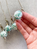 Load image into Gallery viewer, Pendulum | Amazonite + Agate Chips
