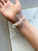 Load image into Gallery viewer, Crystal Chip Bracelet | Clear Quartz
