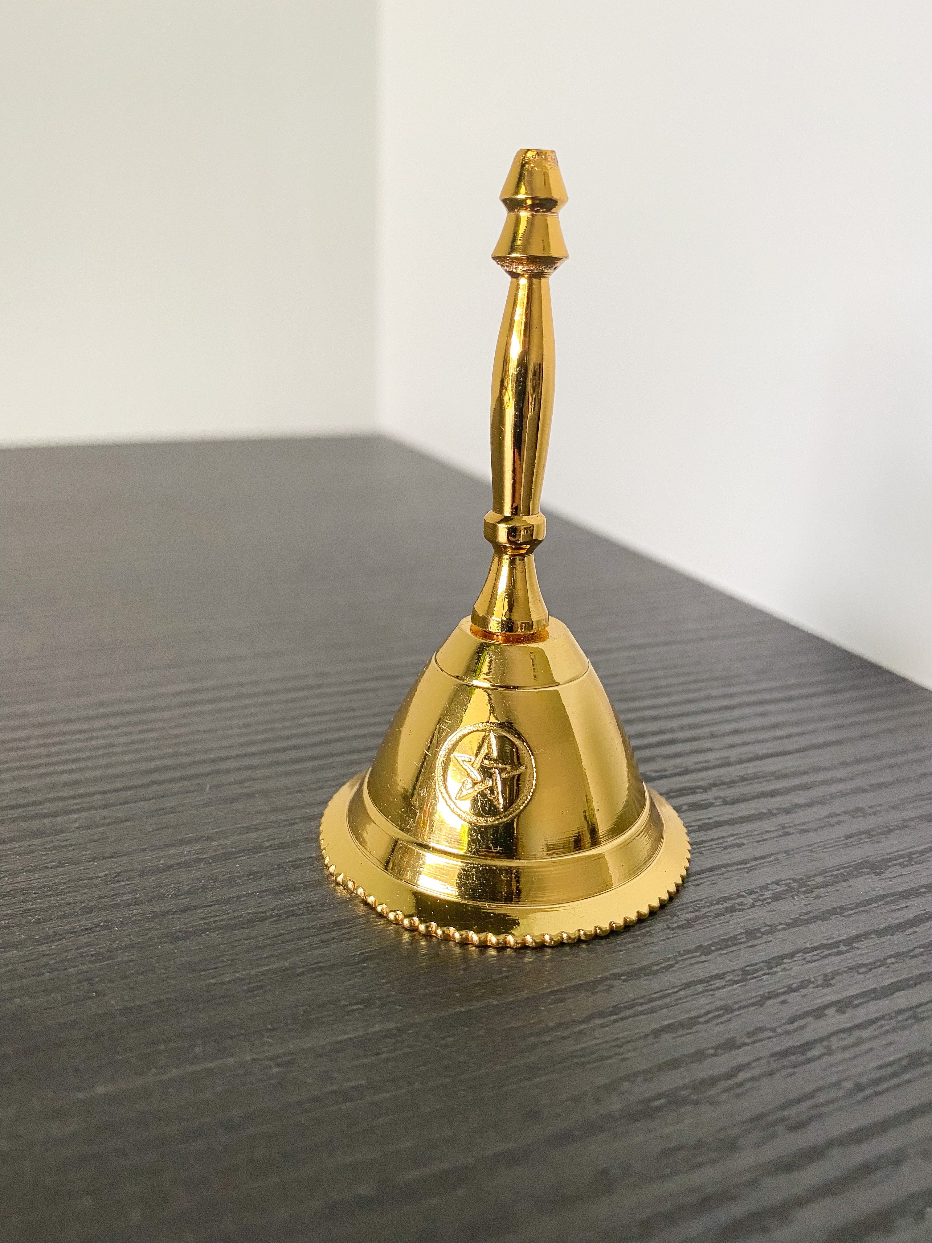 Altar Bell Gold  Pentacle Small – indigocrystalsau