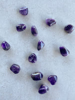 Load image into Gallery viewer, Amethyst Dark Tumble Stone | A Grade
