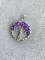 Load image into Gallery viewer, Tree of life Pendant | Amethyst
