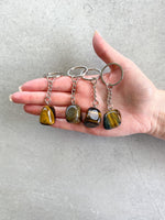 Load image into Gallery viewer, Crystal Key Ring | Tigers Eye
