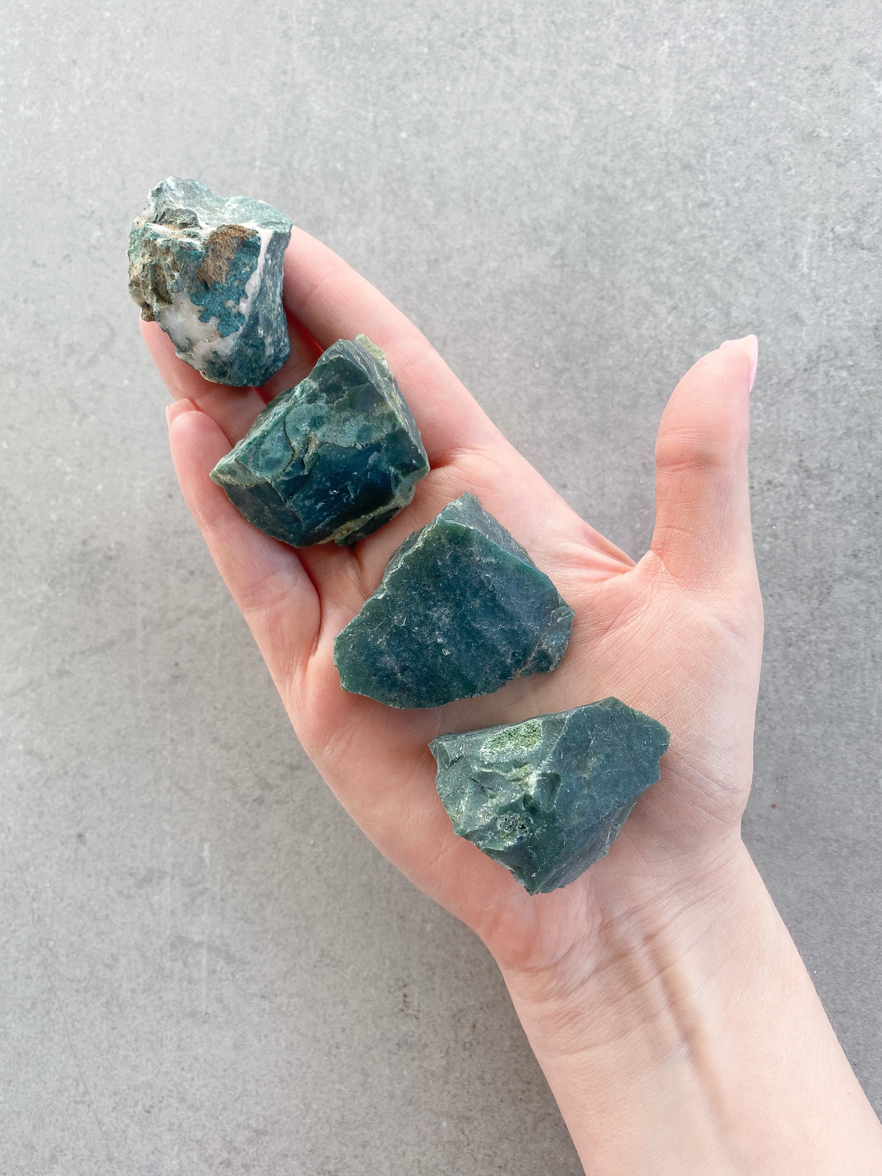 Moss Agate Raw | Small