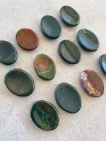 Load image into Gallery viewer, Bloodstone Worry Stone | Small

