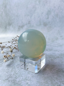 Crystal Sphere Stand | Acrylic Square