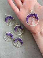 Load image into Gallery viewer, Tree of life Pendant | Amethyst
