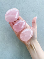 Load image into Gallery viewer, Rose Quartz | Palm Stone
