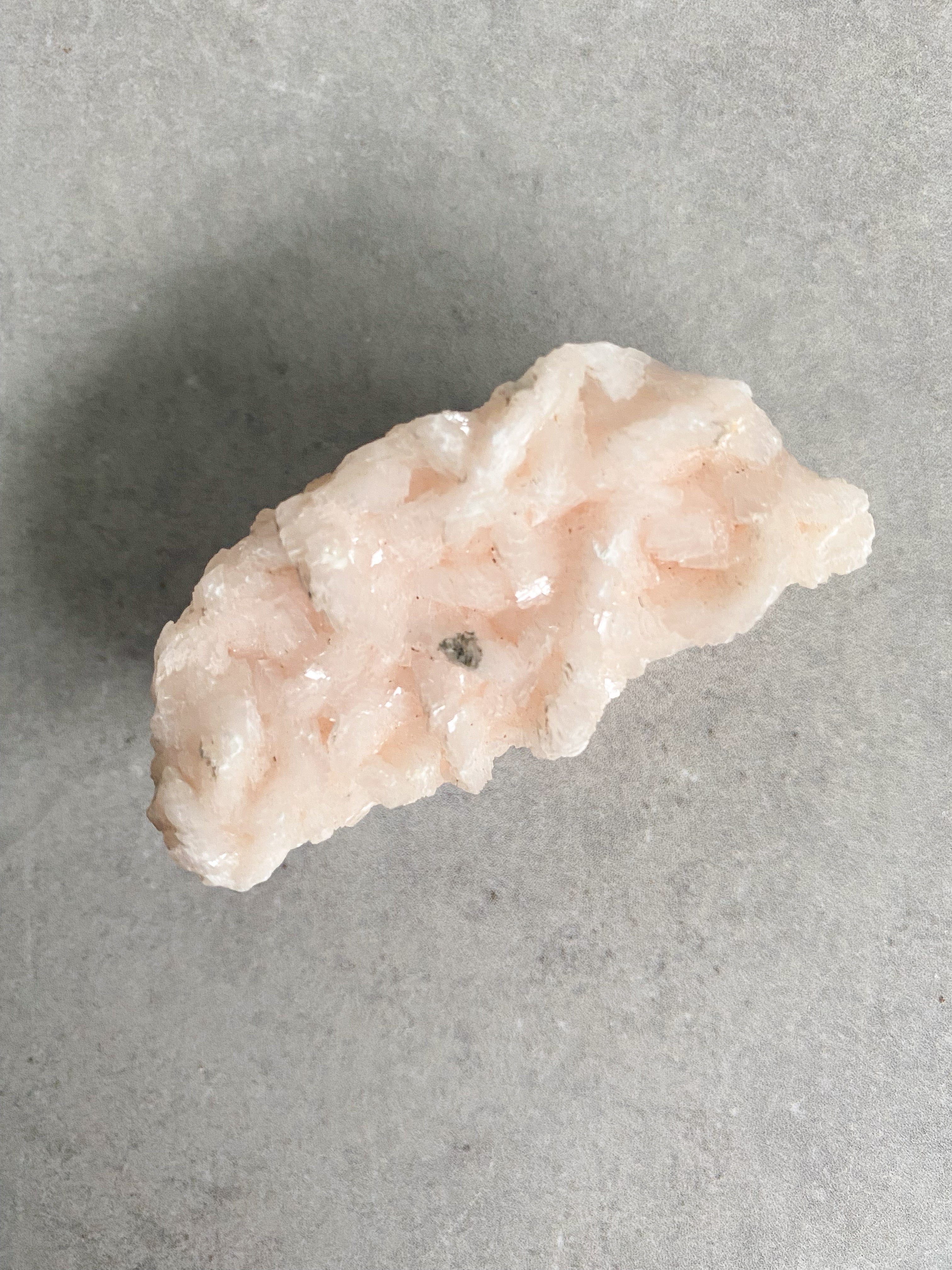 Pink Dolomite with Pyrite Cluster | L17