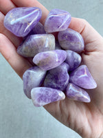 Load image into Gallery viewer, Amethyst Light Tumble Stone
